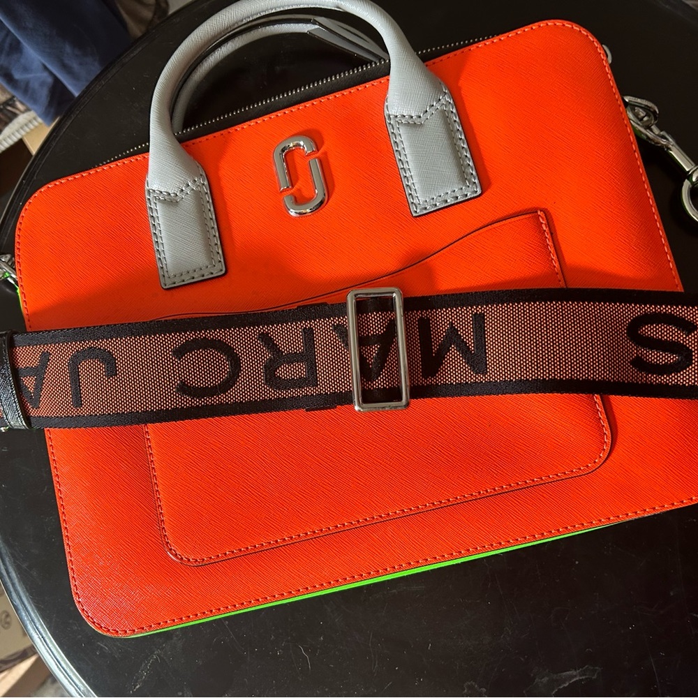 Marc Jacobs Neon Laptop Bag